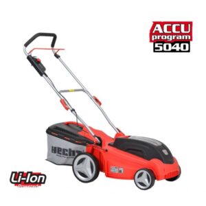 HECHT 5038 - Akkumulátoros hajtás nélküli fűnyíró, akku+töltő nem tartozék